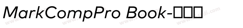 MarkCompPro Book字体转换 MarkCompPro Book字体转换